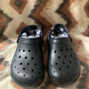 TIME AND TRU ! WOMEN'S SLIP ON EVA CASUAL Black Plaid CLOG SANDAL SIZE 7